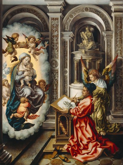 St. Luke Painting the Madonna by Jan Gossaert